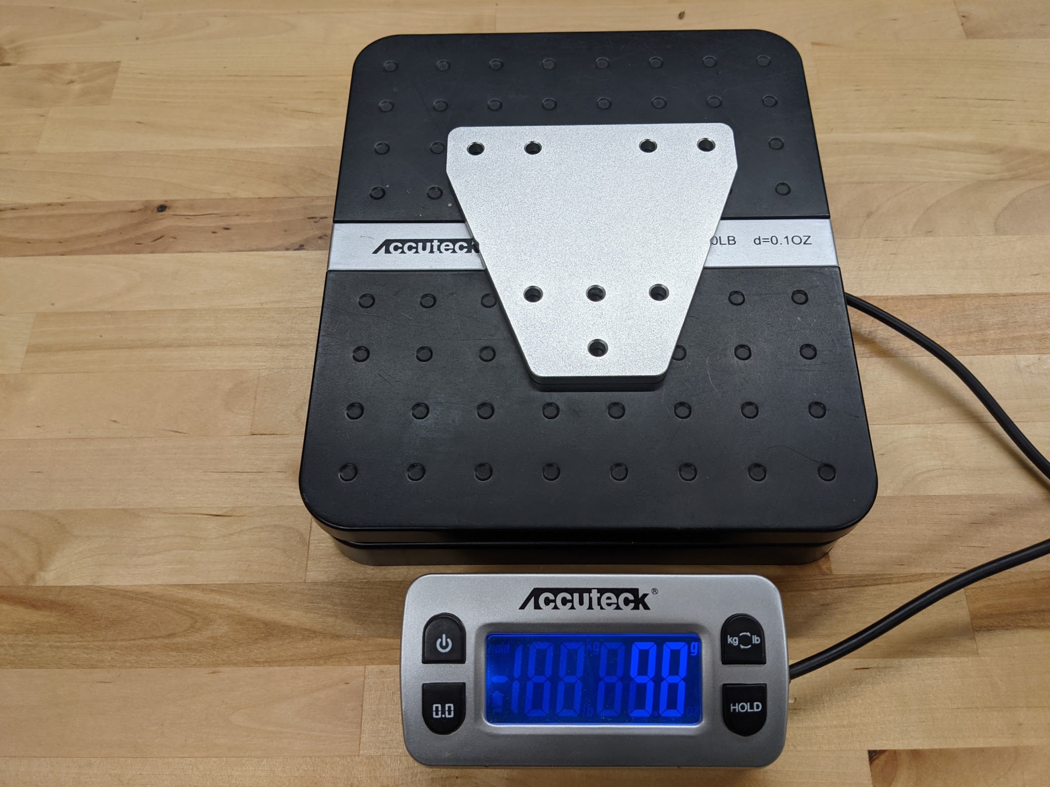 Weigh the track joining plate